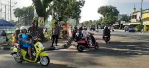 Polres Kampar Lakukan Strong Point Dalam Rangka Operasi Zebra 2023 di Seluruh Wilayah